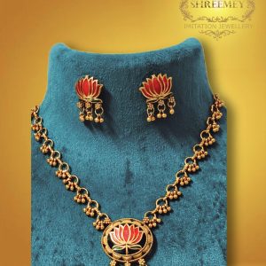 Shreemey-short-kamal-ghungharu-necklace