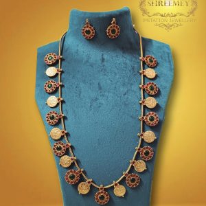 Shreemey-royal-coin-long-necklace