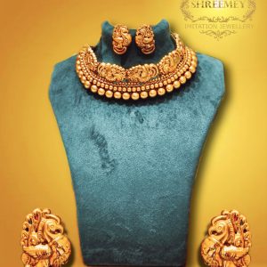 Shreemey Antique Temple Thushi Necklace
