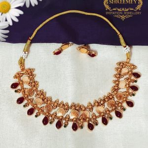 Shreemey Choker with Coin Design