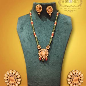 Shreemey Fancy Colored Mani Mala Necklace