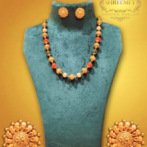 Shreemey Fancy Navgraha Mala Necklace