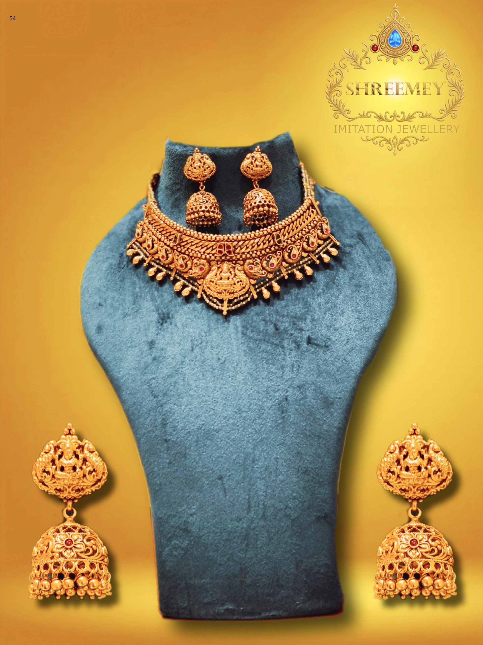 Shreemey Royal Temple Choker Necklace