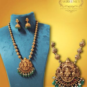 Shreemey Temple Lakshmi Necklace
