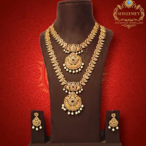 Shreemey Kundan Combo Necklace