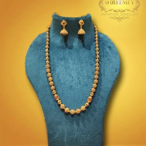 Shreemey Single Line Fancy Mani Mala