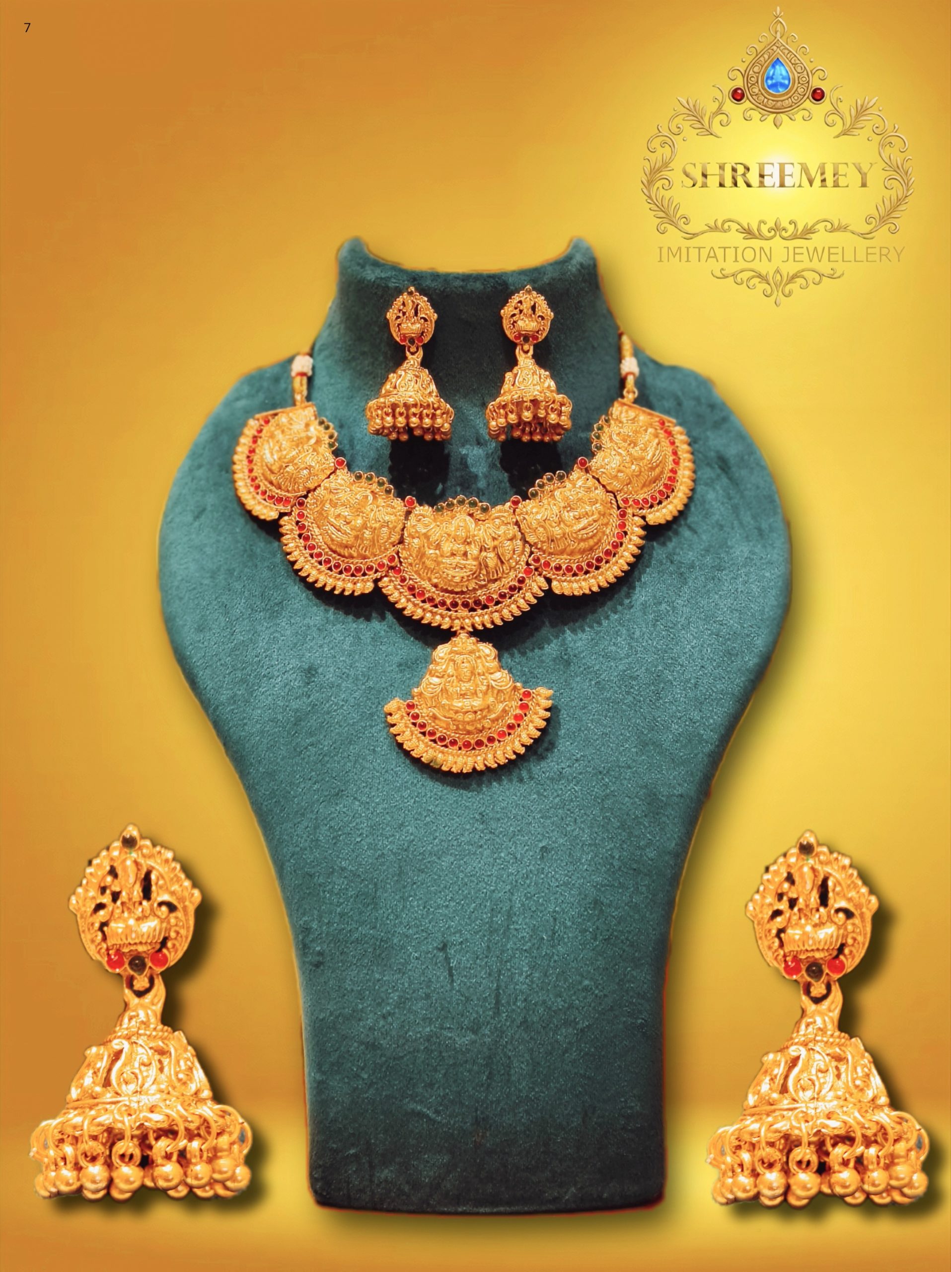 temple-lakshmi-necklace