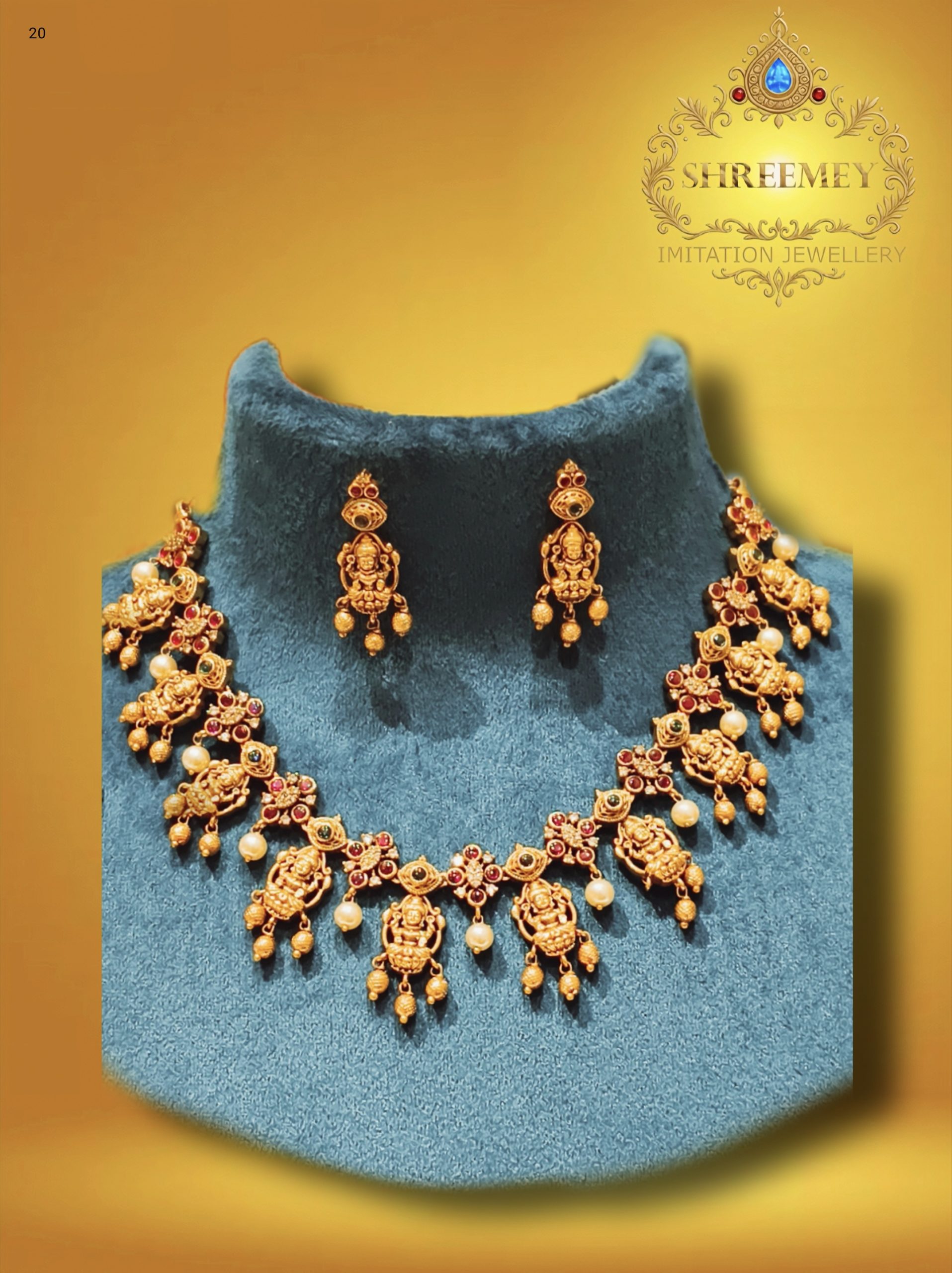 temple-pearl-lakshmi-necklace