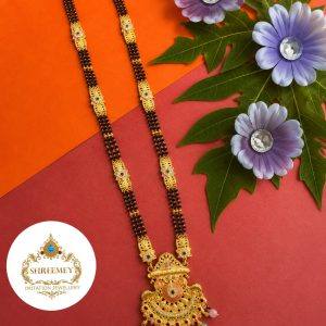 Long Mangalsutra (Gold Finish)