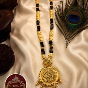 Long Mangalsutra ( gold finish)