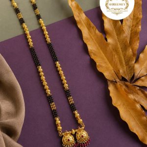 Long Mangalsutra ( Gold Finish)