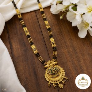Long Mangalsutra ( Gold Finish)