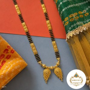 Long Mangalsutra ( Gold Finish )