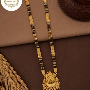 Long Mangalsutra (Gold Finish)